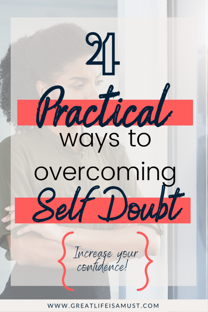 image for a blog written by Stephani Shepherd: 4 practical ways to overcomining self doubt