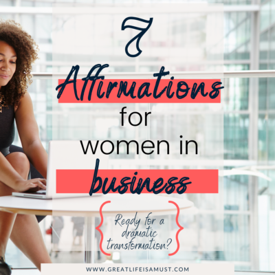 Positive affirmations for women in business