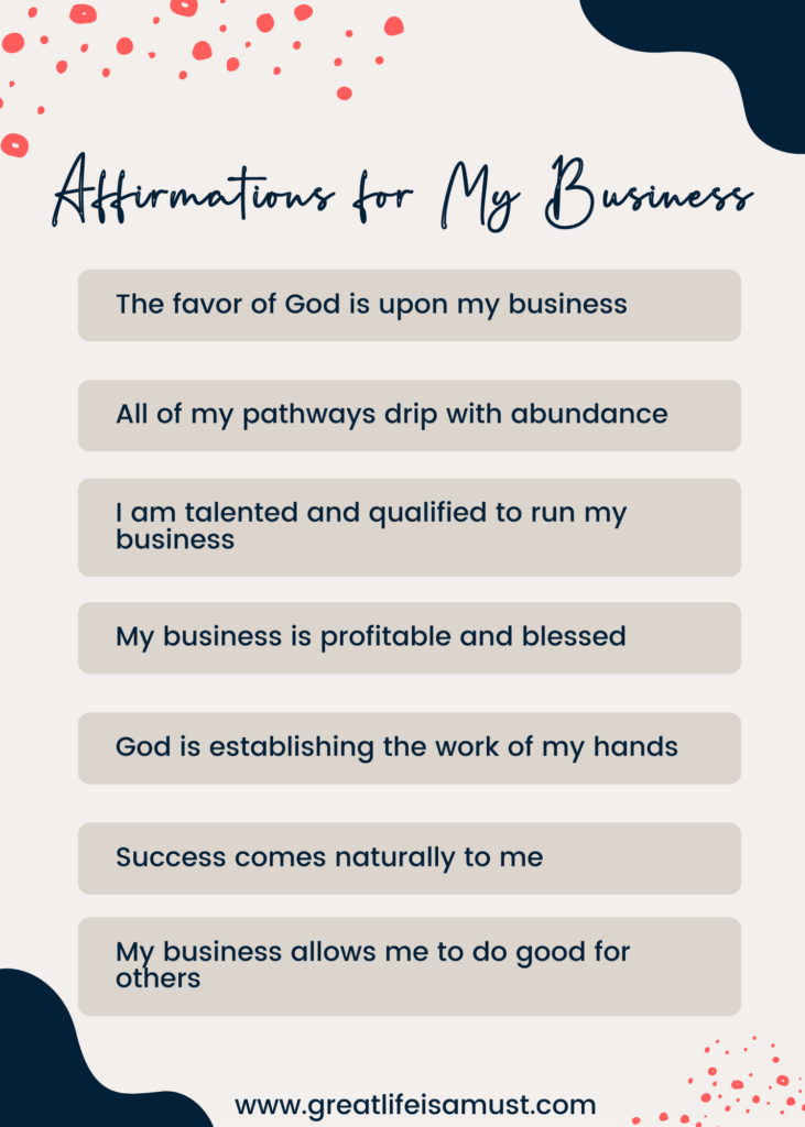 positive affirmations for women in business image