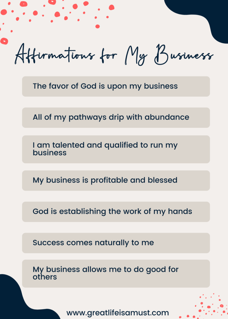 Powerful, Life-Changing Affirmations For Women In Business - Great Life ...