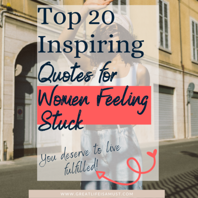 image cover for a blog post written by Stephani Shepherd that says Top 20 Inspiring Quotes of 2022 for Women who Feel Stuck