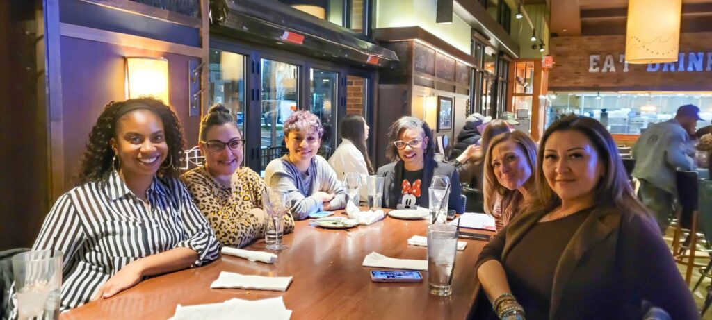 Image of ladies from the First Fridays Meetup group in Woodbridge, VA for ladies in business or interested in business. NOVA networking group. 