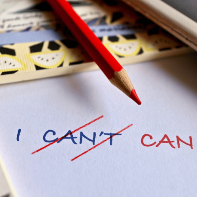 image that says I cant can and the word cant is crossed out.